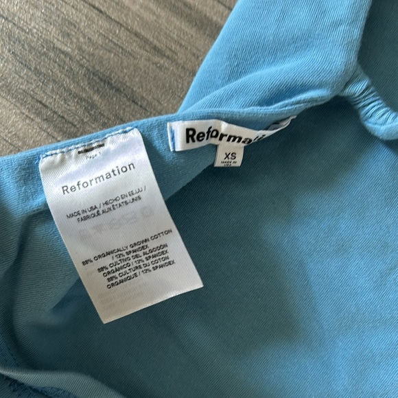 Reformation blue tank top - Picture 3 of 3